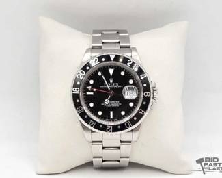 1100  AUTHENTIC Rolex Oyster Perpetual Date GMT