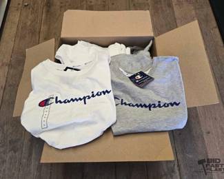 7062  NEW Box of Champion Cropped and Classic T