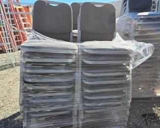 #90010 • (34) Samsonite Padded Stackable Chairs
