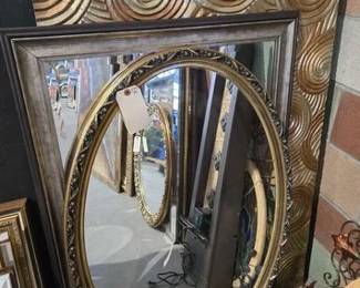 2538  2 Mirrors and 1 Wall Art