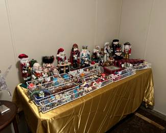 Tons of Christmas ornaments including Radko (not pictured here)