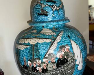Turkey Vessel Jar people on a ship