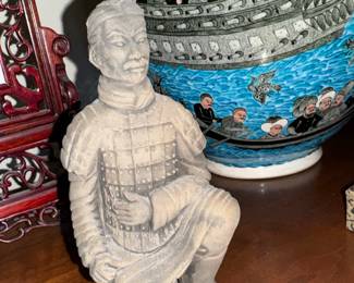 Chinese Terracotta Kneeling Warrior 
