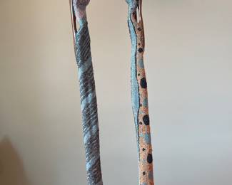 Tall Female Wood Figurines 