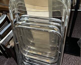 Italian Lucite Chairs