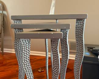 Silver stacking Tables