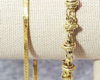 14K Gold Bracelets