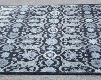 Black and Blue Area Rug