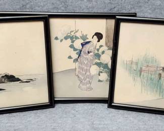 Asian Watercolor Art