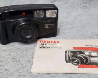 1980s PointandShoot Pentax IQZoom900 35mm Film Camera