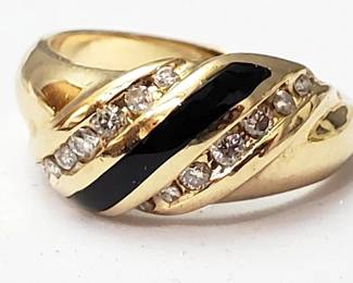 14K Gold Diamond Ring