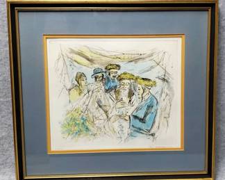 Its Moskowitz The Wedding Signed Numbered Color Etching