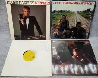 Albums Roger Daltrey, The Clash, Southside Johnny, Electric Toys