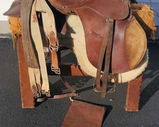 Horse Saddle and Stand
