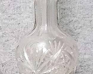 Crystal Decanter with Sterling Silver Cap