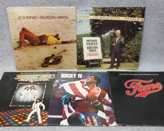 AlbumsRocky, Fame, Boston Pops, B B King