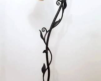 Art Nouveau Floral Vine Floor Lamp