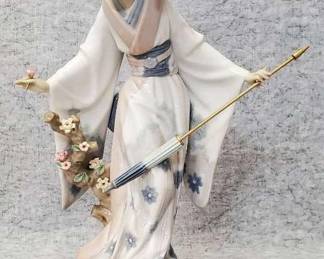 Lladro Geisha Teruko Girl Figurine
