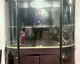 Curio Display Cabinet $200