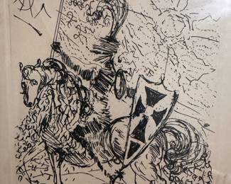 Dali “ El Cid”Etching