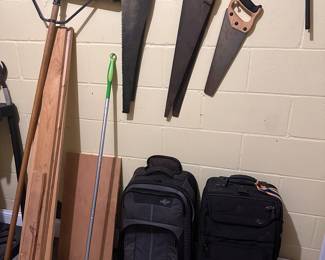 Saws and suitcases 