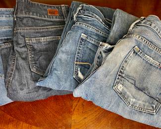 Designer jeans include 7 for All Mankind, AG, Bishop, Liverpool, Paige & more 