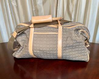 Coach monogram large duffel bag

