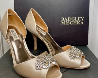 Badgley Mischka jewel heels 