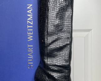 Staurt Weitzman Parton leather boots 
