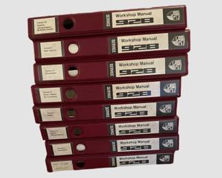 1990 Porsche 928 Workshop Service Repair manuals    Set of 8