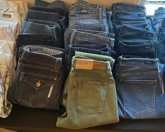 Women’s designer jeans AG, Paige, 7 for all Mankind, Liverpool, and more