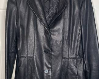 Jones New York leather jacket 