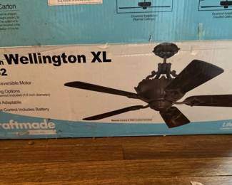 Wellington XL WXL52 ceiling fan by Craftmade
