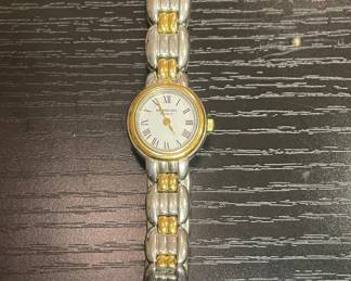 Raymond Weil Geneva stainless steel & gold tone watch 