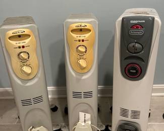 WArm Fusion and Magnum DeLonghi space heaters