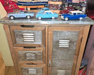 Farmhouse Cupboard - Metal Cars