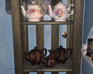 Farmhouse Display Cabinet - Tea Pot Collection 