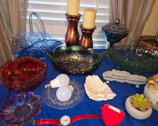 Carnival Glass - Colored Glass