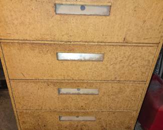 Old McCalls Printed Pattern Cabinet 