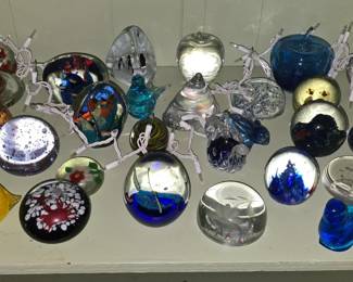 Pretty Collection of Paperweights
