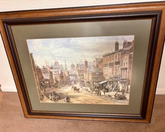 Medium framed wall art 