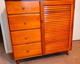 MCM cabinet with drawers 