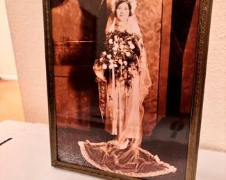Framed vintage portrait 