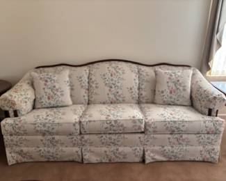 Floral couch 