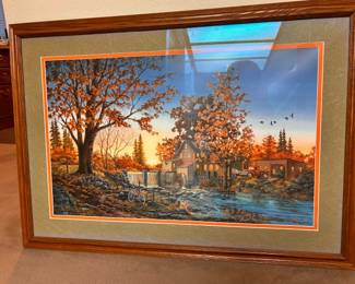 Large framed wall art 