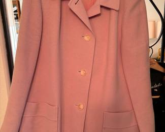 Jacobson’s 100% camel hair pink coat 