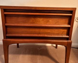 Lane wooden nightstand (part of a pair) MCM