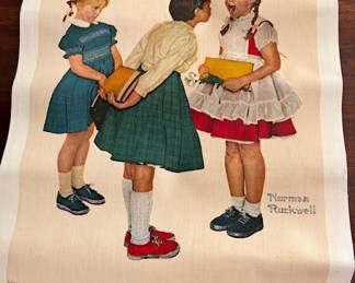 Norman Rockwell canvas - The Missing Tooth 