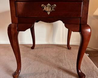 Broyhill end table with drawer, part of a pair (photo 1 of 2)