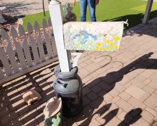 Milk Can Mail Box